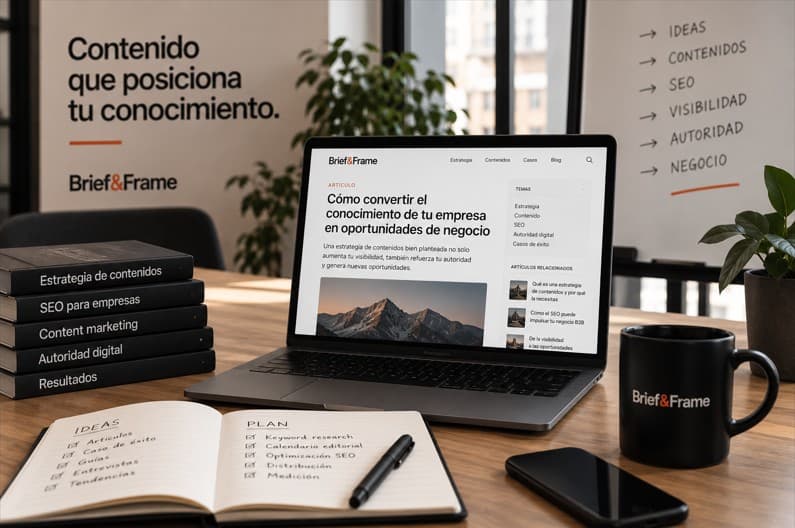 Planificación de contenido editorial y estrategia SEO para empresas
